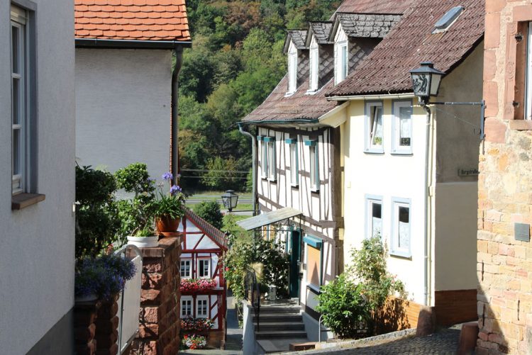 Altstadt in Ortenberg am Vulkanradweg