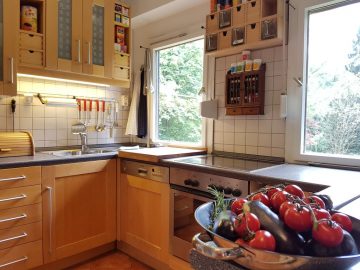 Küche im Ferienhaus Naturliebe im Vogelsberg Hessen Deutschland