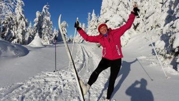 Langlauf auf Hoherodskopf