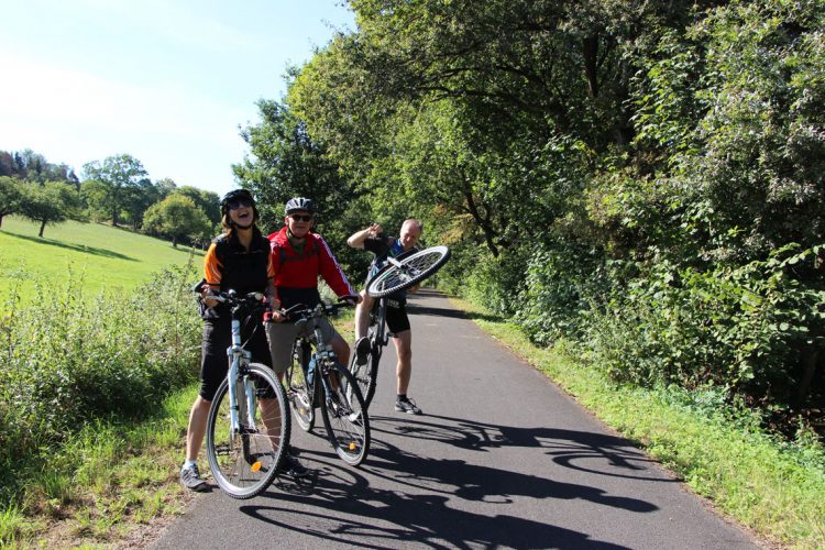 Urlaub mit dem Fahrrad auf dem Vulkanradweg