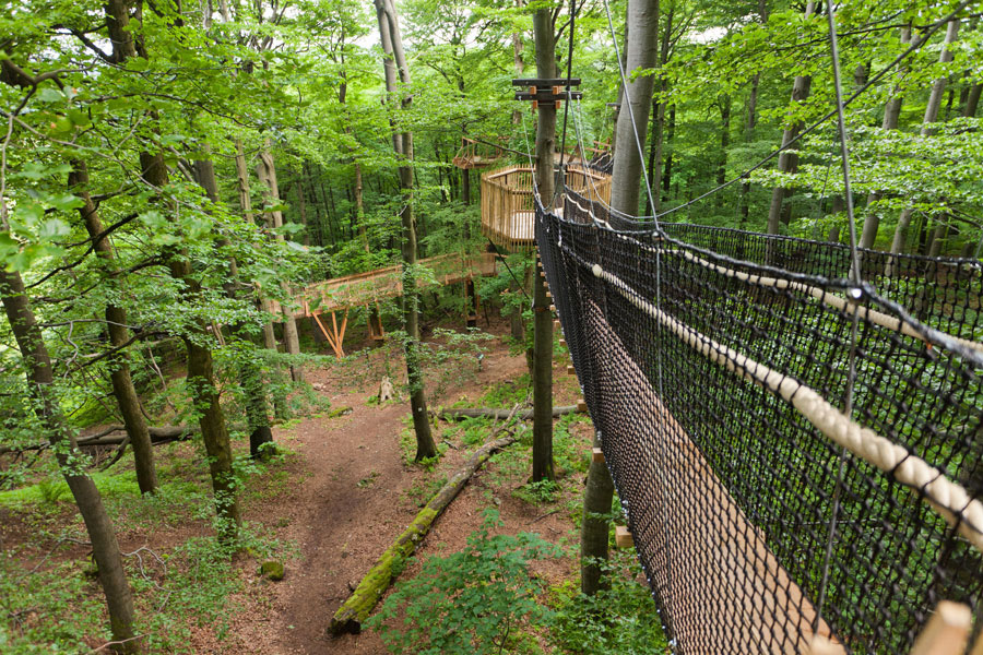 Kletterwald mit Baumkronenpfad Hoherodskopf